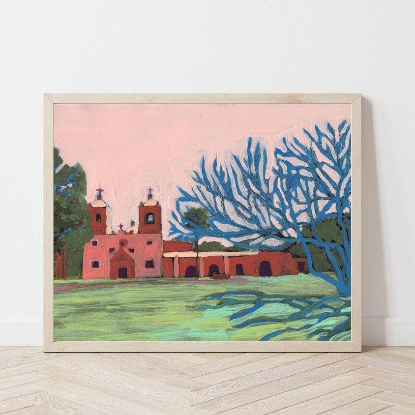 San Antonio Texas Mission Print