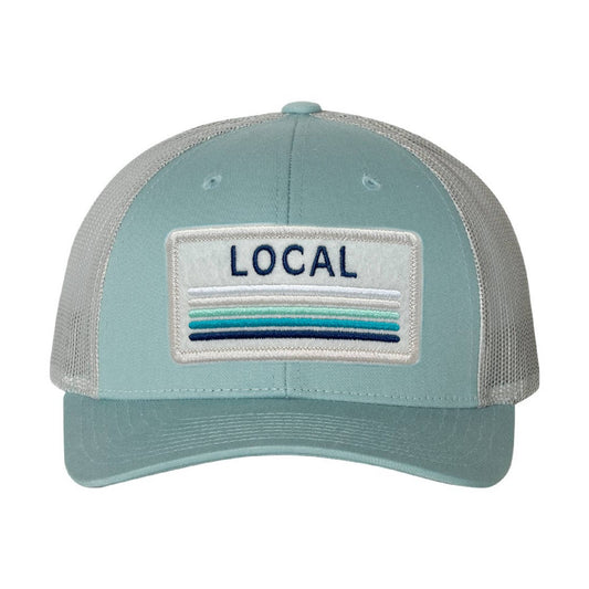 Trucker Hat - Smoke Blue - LOCAL Retro Patch