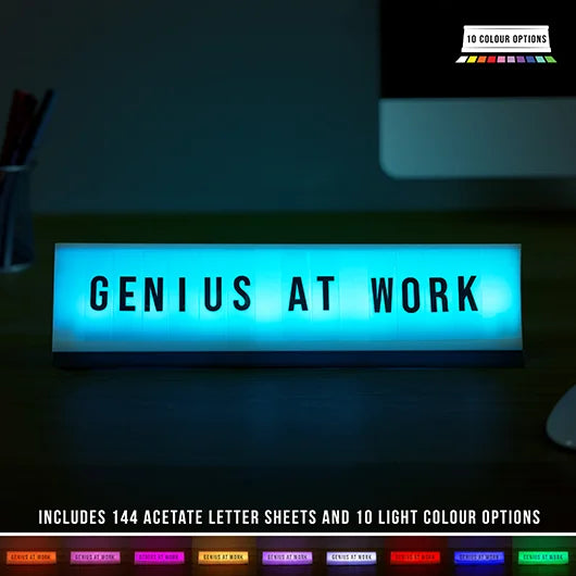 Light-Up Desk Plaque