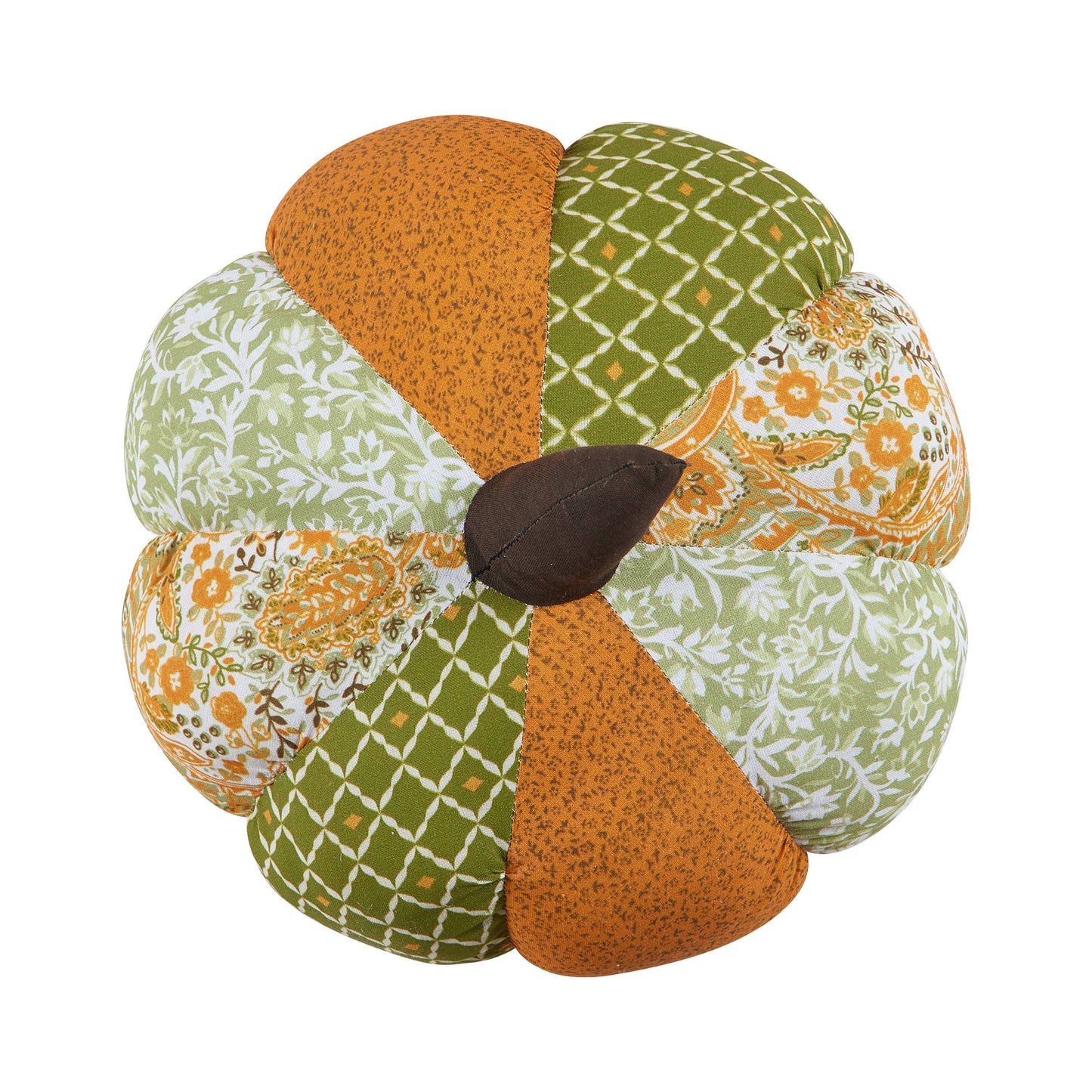 Shaped Patchwork Pumpkin Pillow