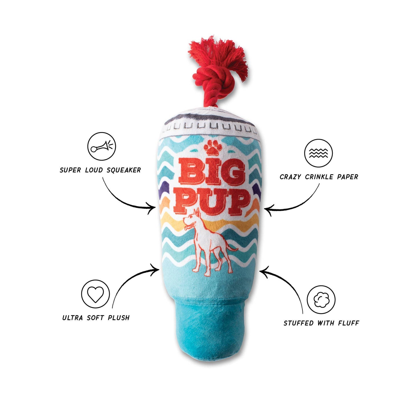 Big Pup Plush Dog Toy
