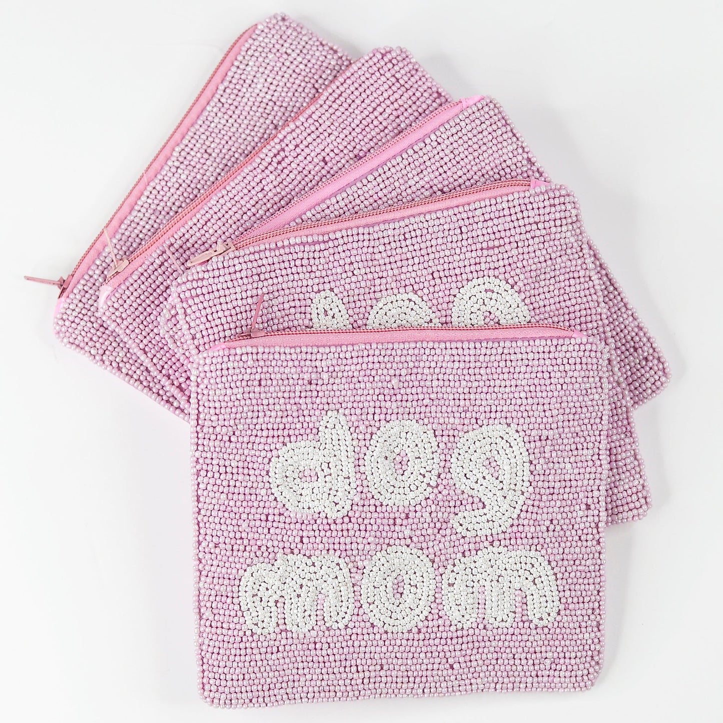 Dog Mom Beaded Bag