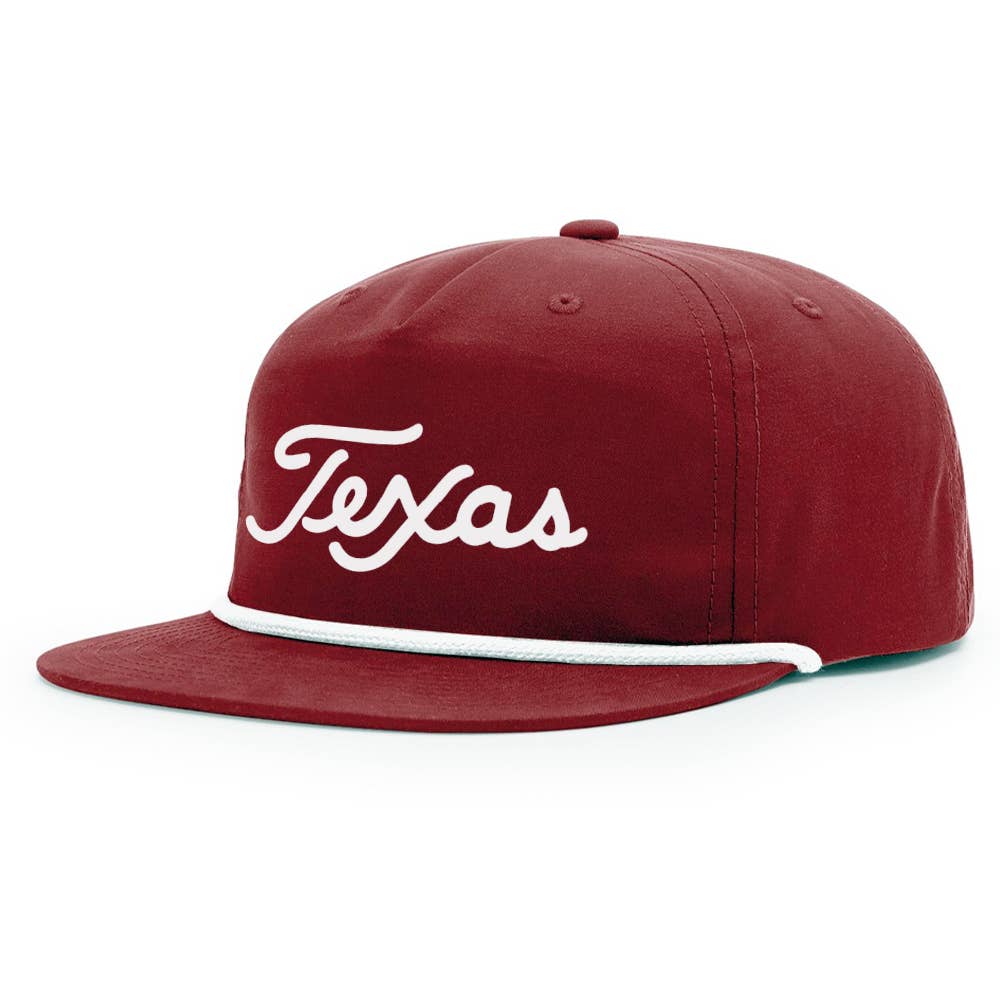 Texas Script Grandpa Rope 3D Embroidered Hat