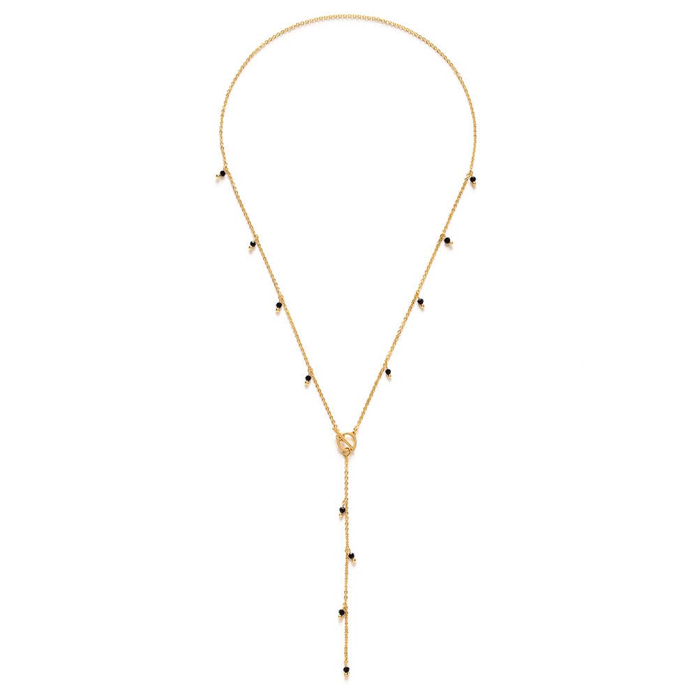 Beaded Lariat Necklace