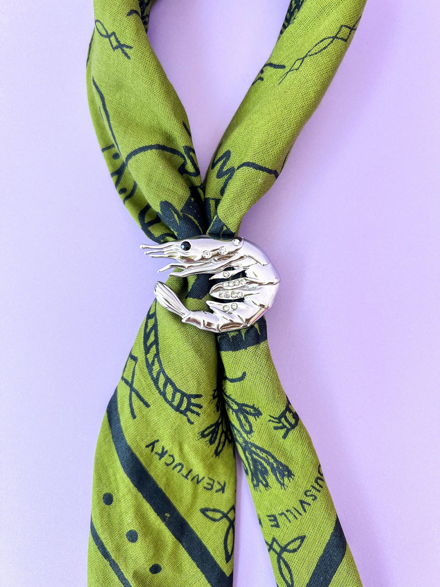 Fancy Shrimp Bandana Slide