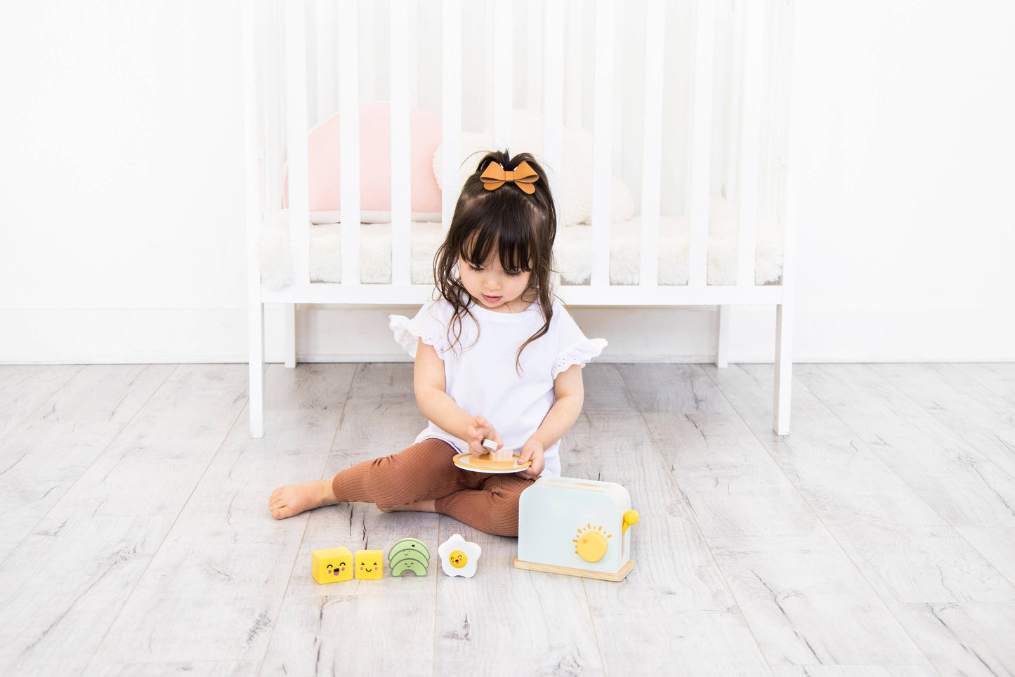 Brunch Time Wooden Toaster Set, Developmental Toy