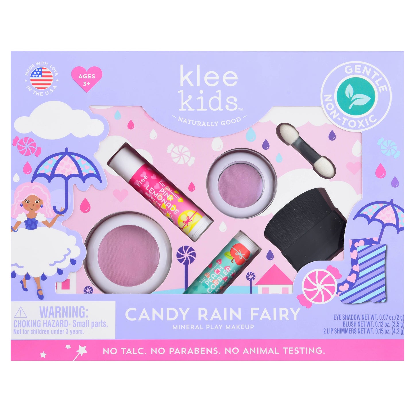 Mermaid Star - Klee Kids Natural Play Makeup 4-PC Kit