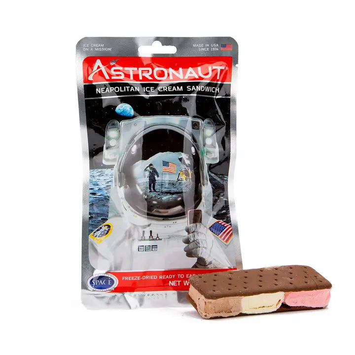 Astronaut Neopolitan Ice Cream Sandwich, Freeze Dried