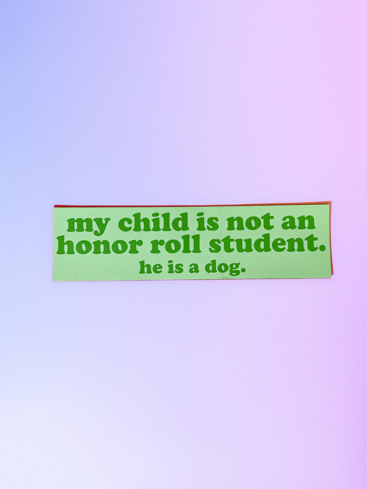 Honor Roll Car Magnet - Green