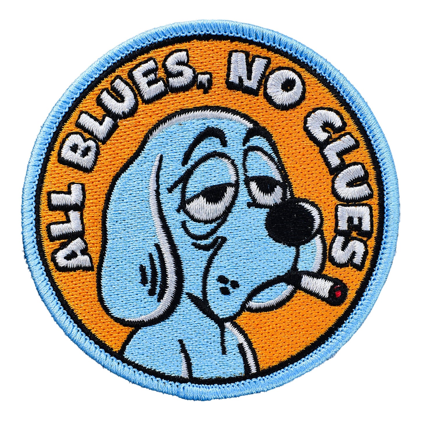 All Blues, No Clues (Iron-On Patch)