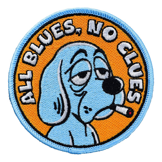 All Blues, No Clues (Iron-On Patch)