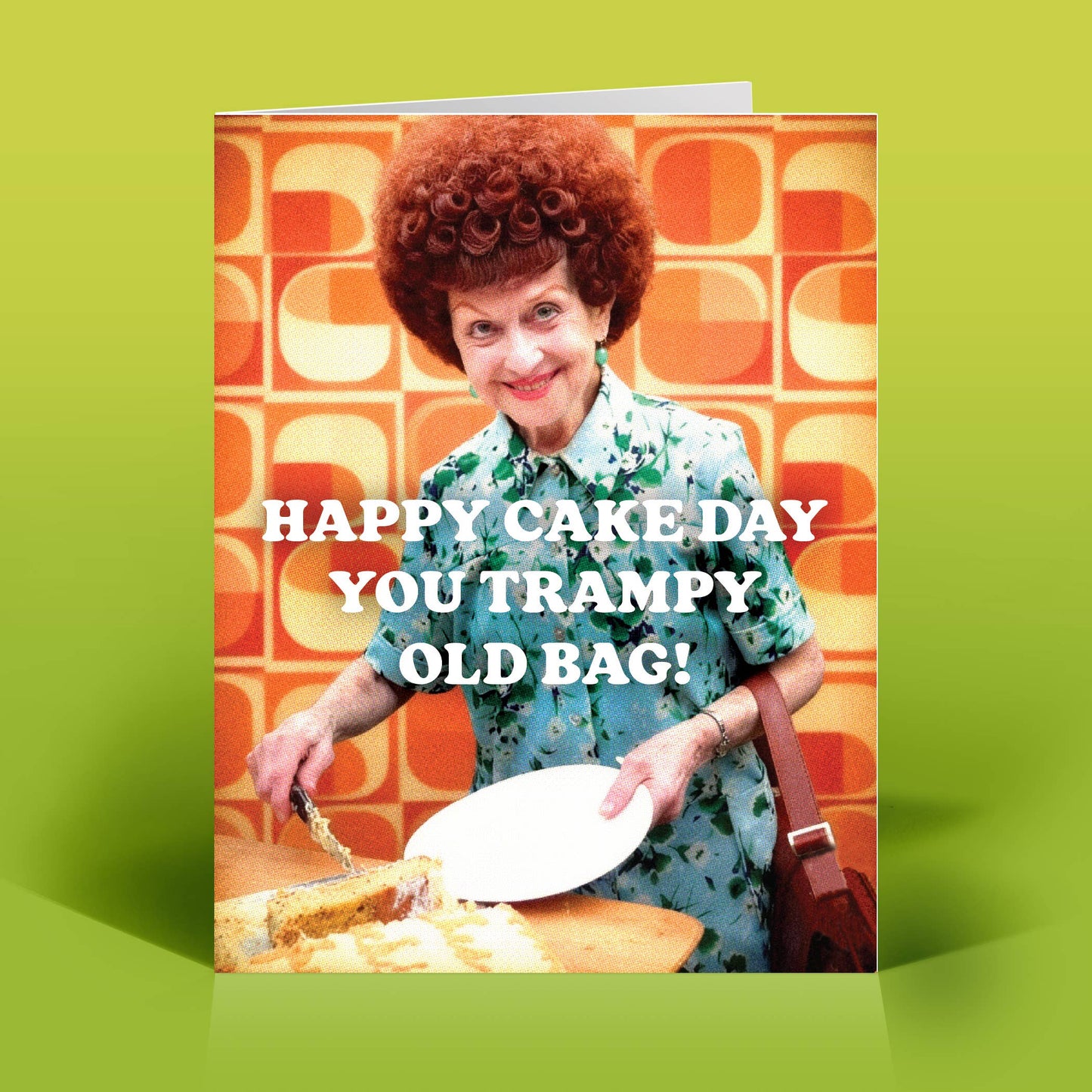 Funny Birthday Card – TRAMPY – Retro Sassy Humor