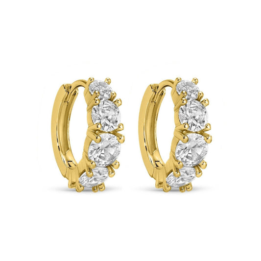 Large Graduating CZ Huggies