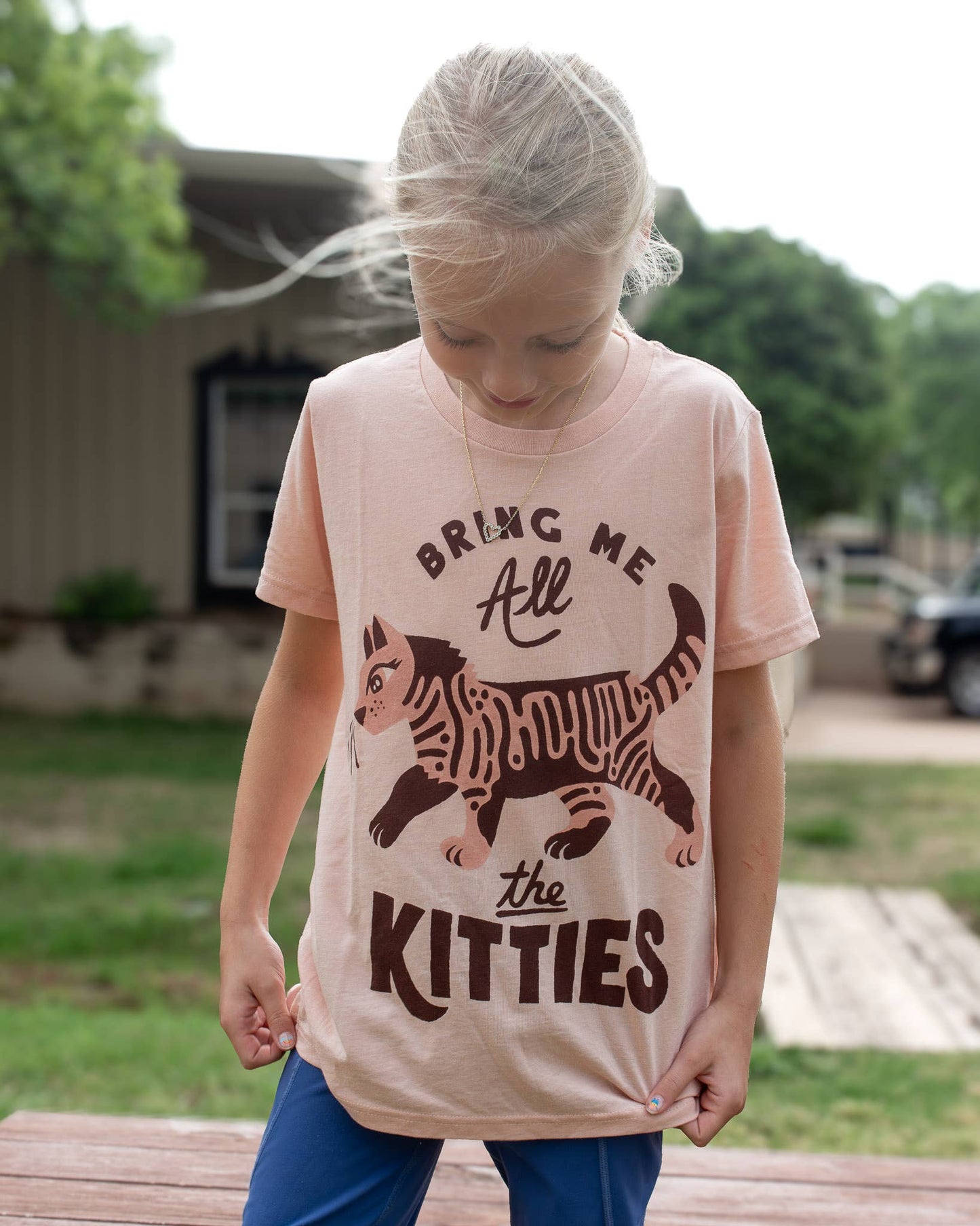 Bring Me All The Kitties Kids Tee