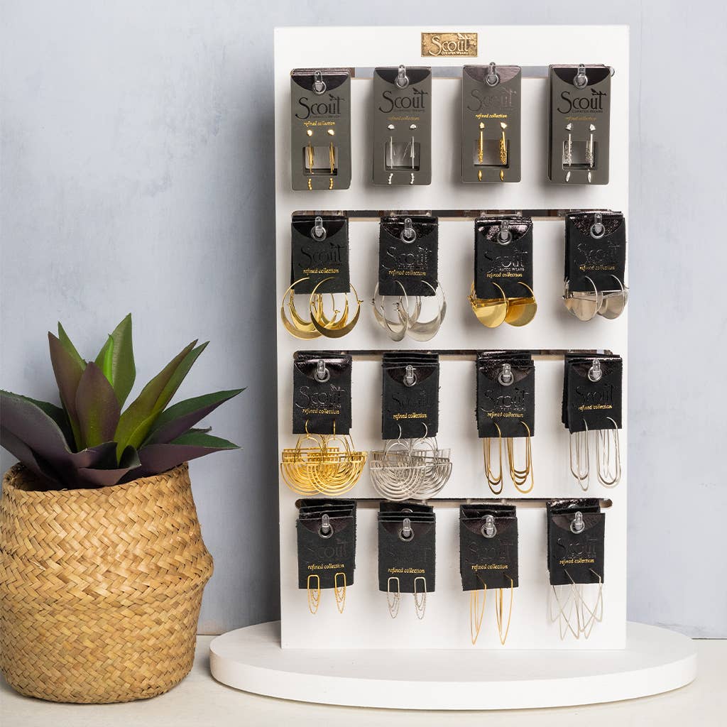 Refined Earring Collection - Stellar Hoop/Gold
