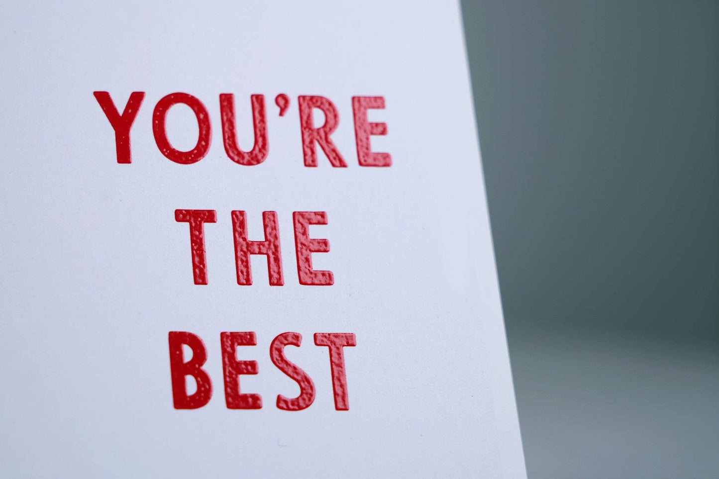 You're The Best Greeting Card & Matching Mini Pennant