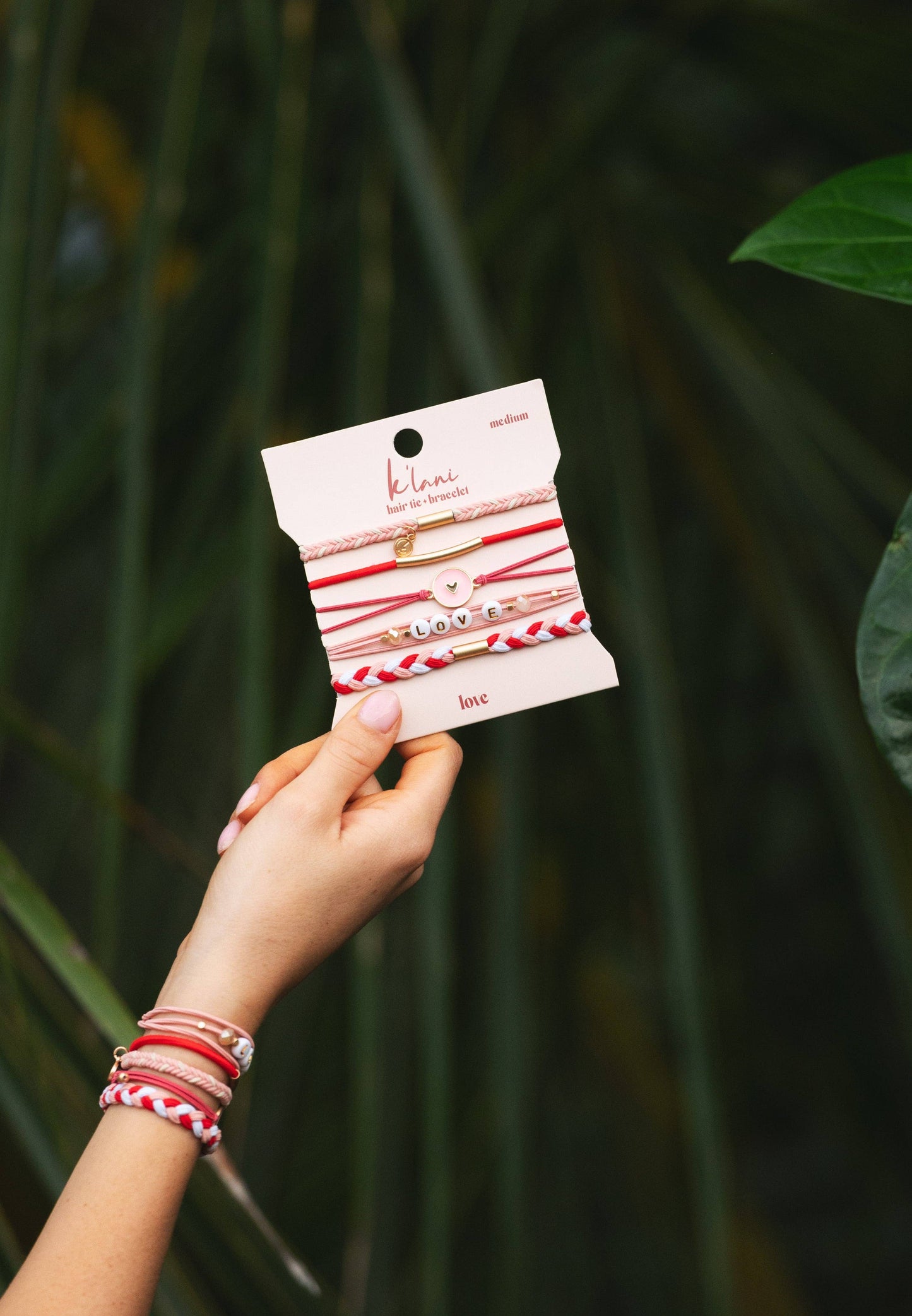 Love Hair Tie Bracelets