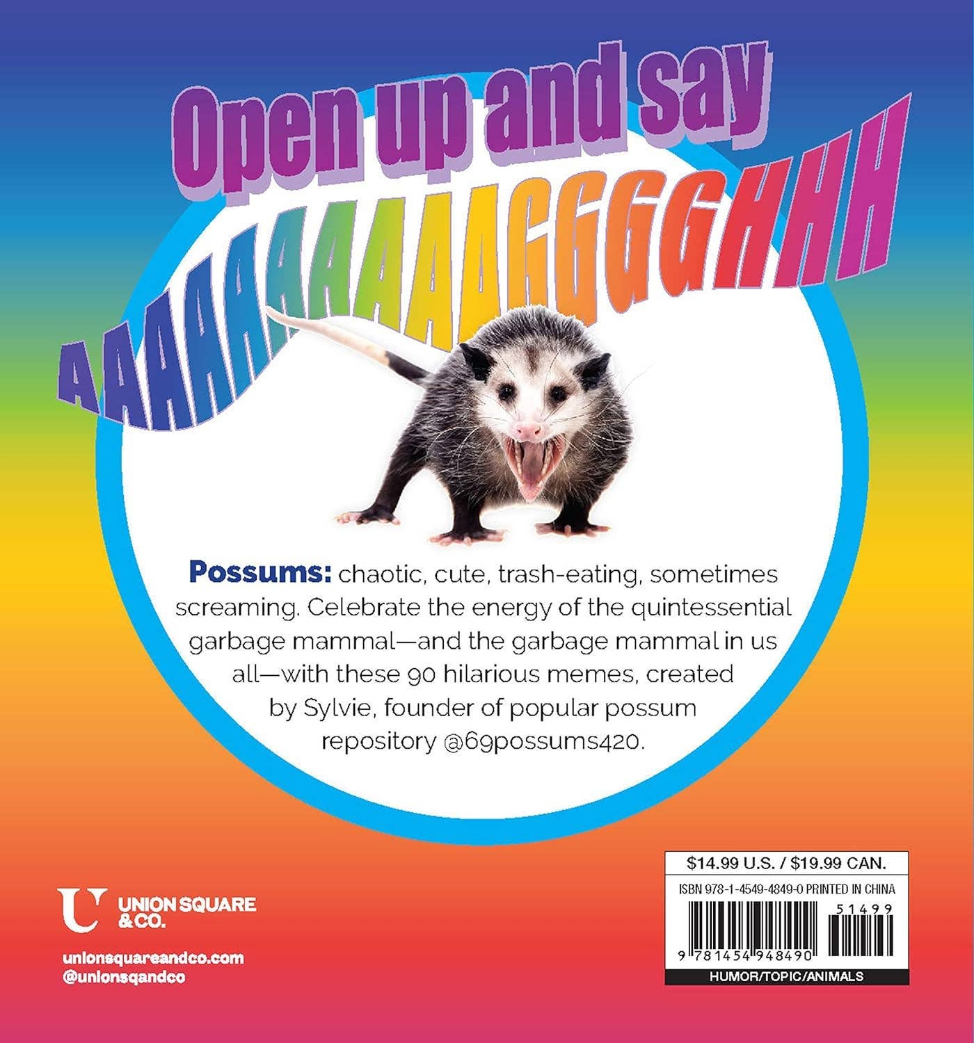 No Thoughts Just Possums Meme Photo Book by Sylvie