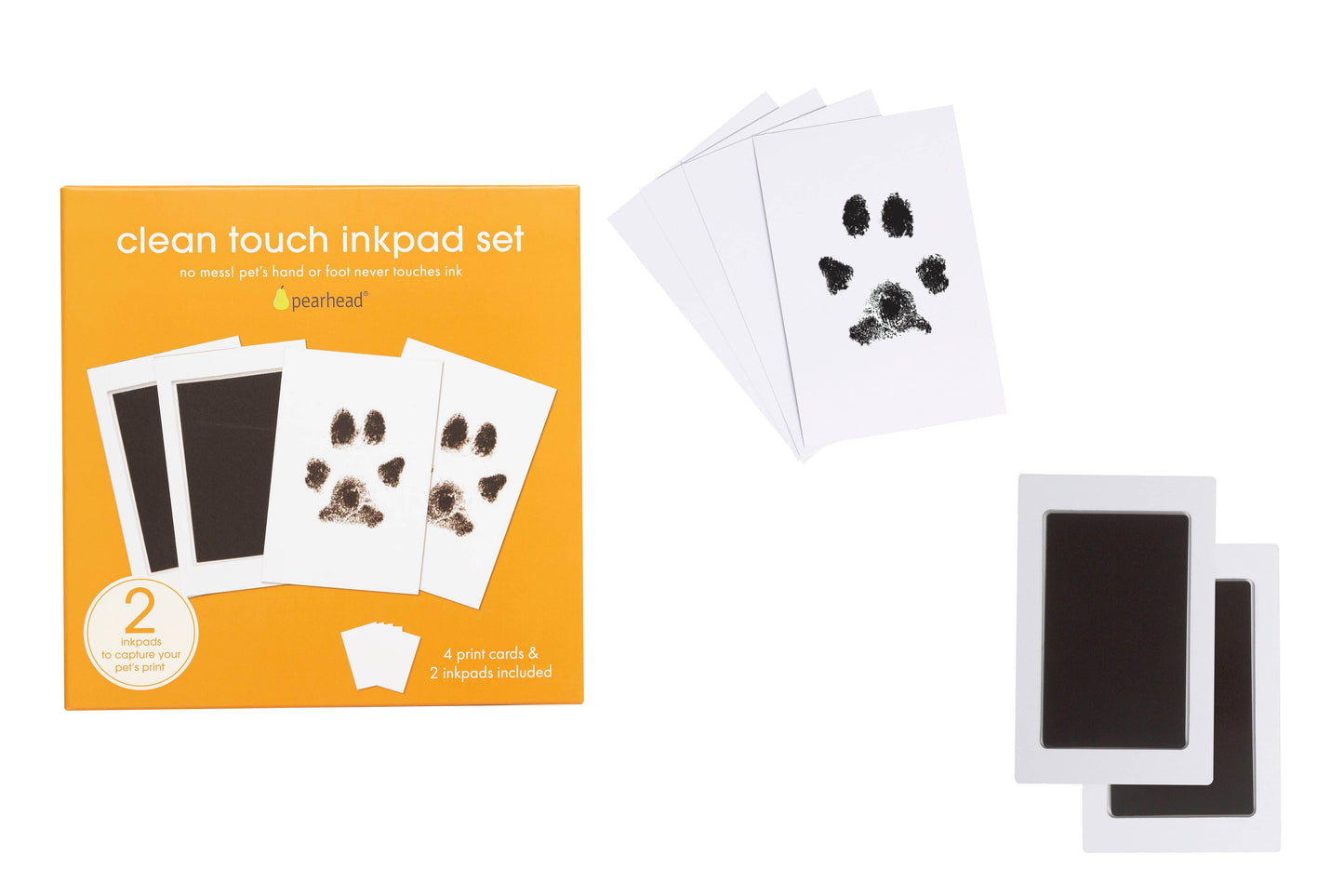 Pet Pawprint Clean-Touch Ink Pad, Black