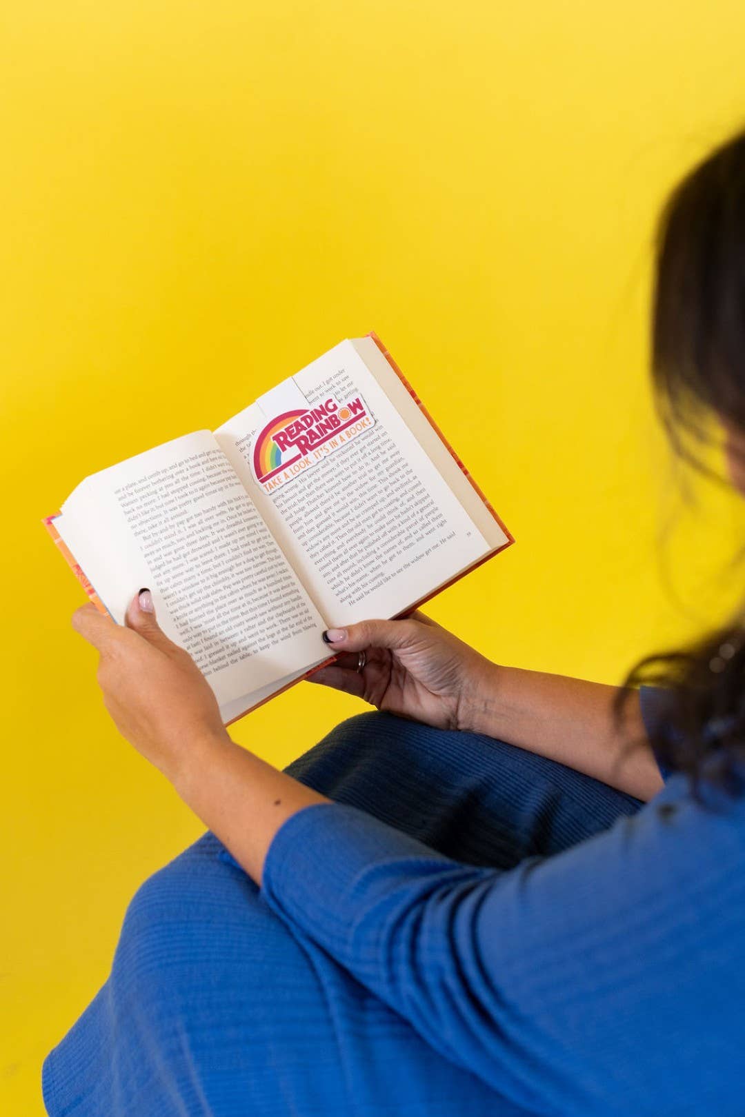 Reading Rainbow Magnetic Bookmark – Nostalgic Bookish Gift