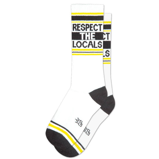 Respect The Locals Gym Crew Socks