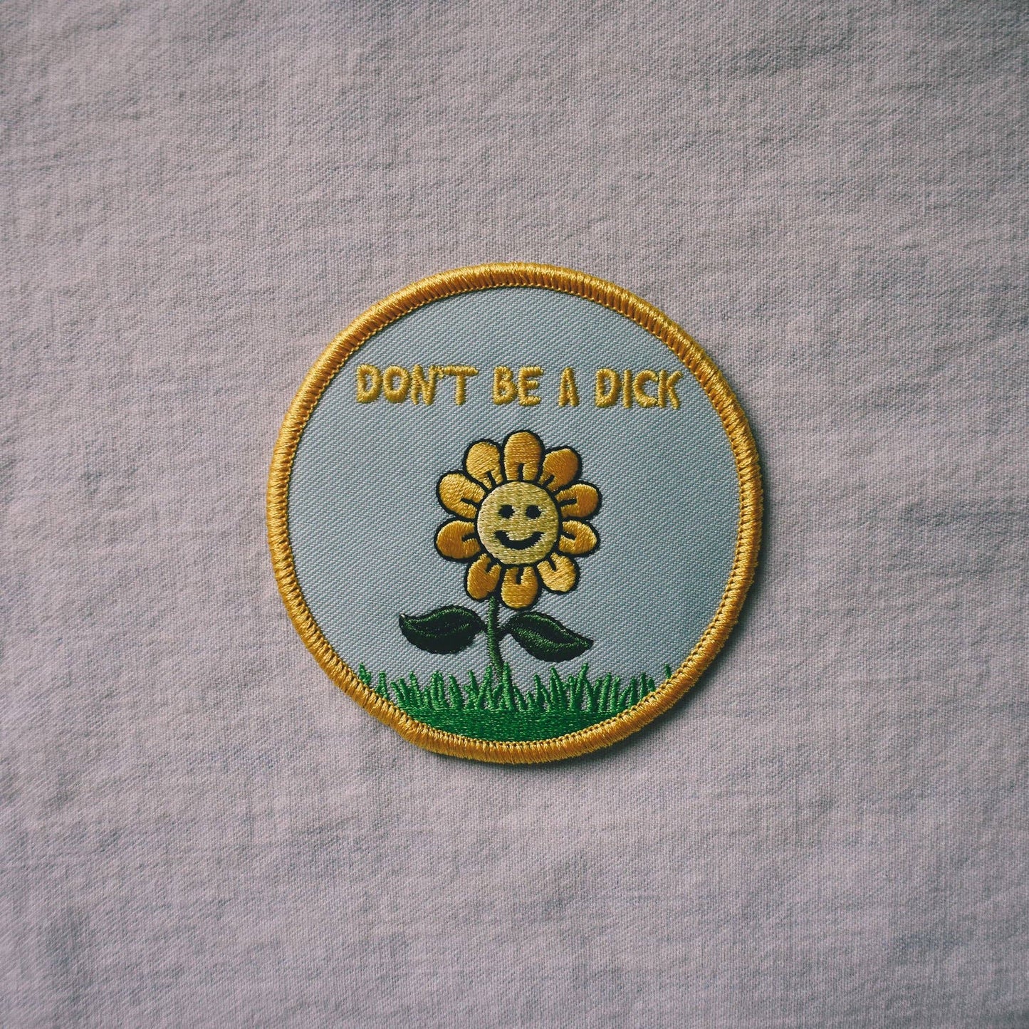 Don't Be a Dick (Iron-On Patch)