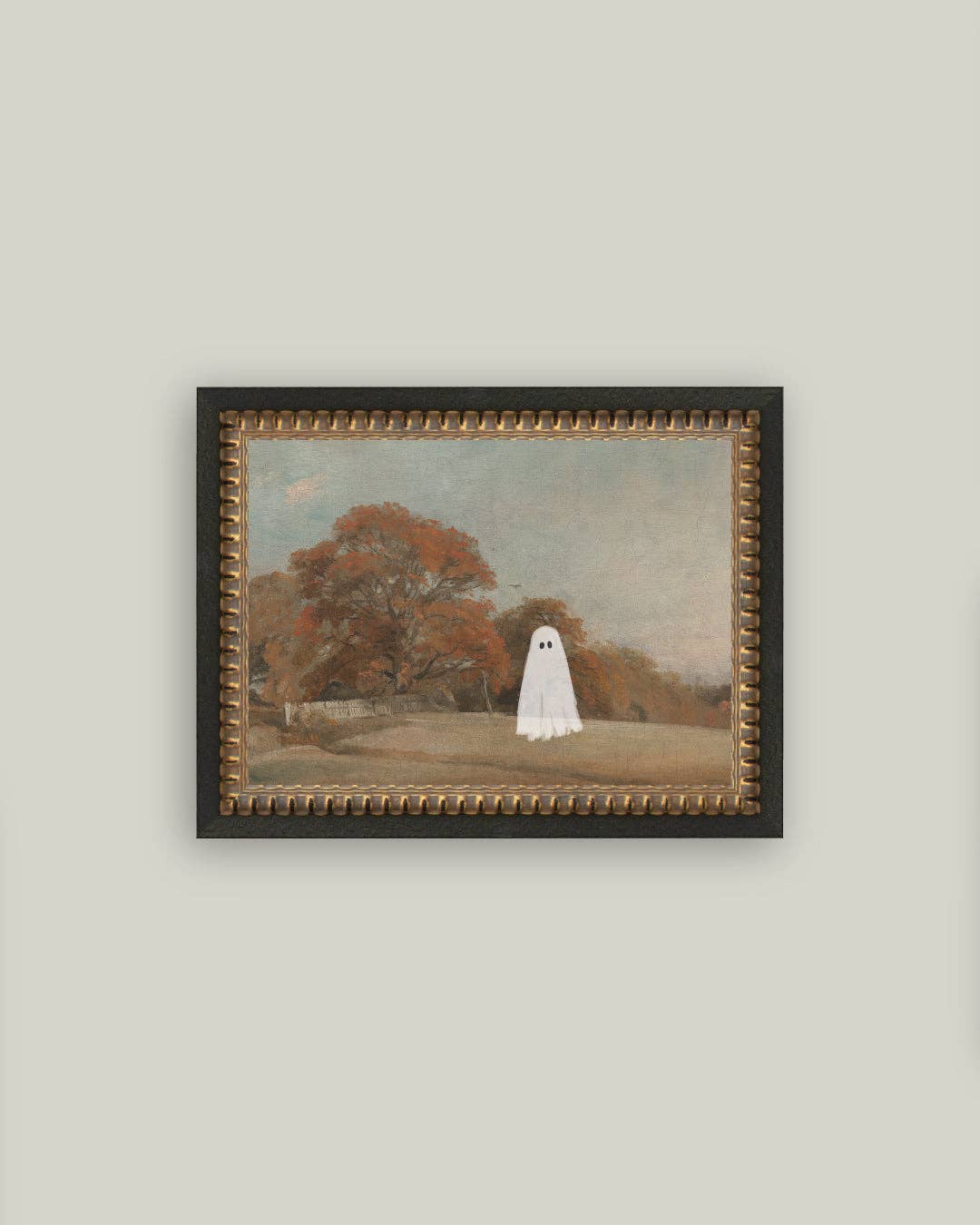 Autumn Field Ghost Framed Antique Art