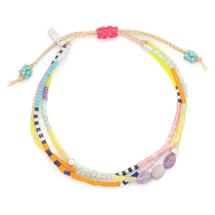 » Mixed Media Bracelet - Protection/Amethyst/Silver