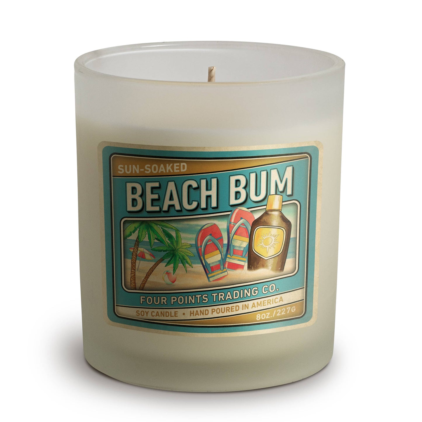 Beach Bum 8 oz Soy Candle