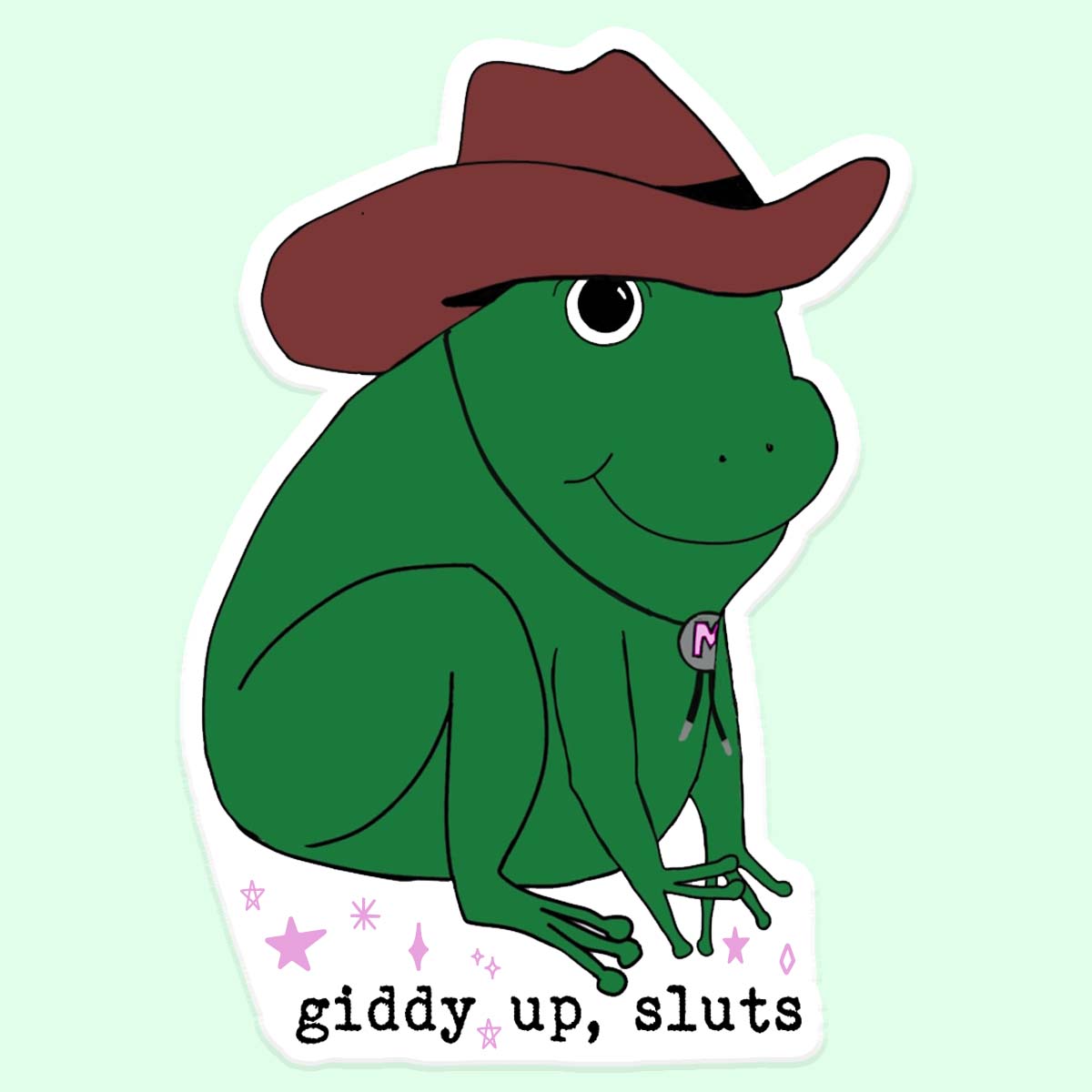 Giddy Up Sluts Sticker Decal