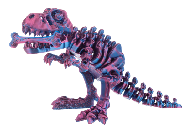 Shimmer Creatures - T Rex with Bone