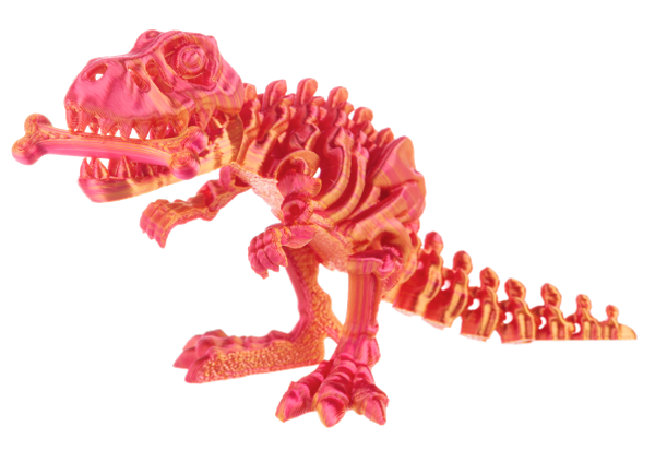 Shimmer Creatures - T Rex with Bone