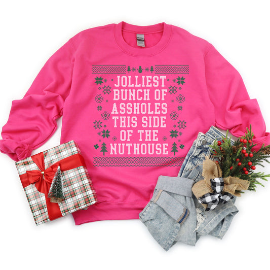 Jolliest Bunch of Assholes Crewneck Sweatshirt