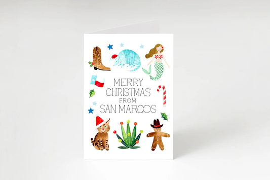 Merry Christmas From San Marcos Card