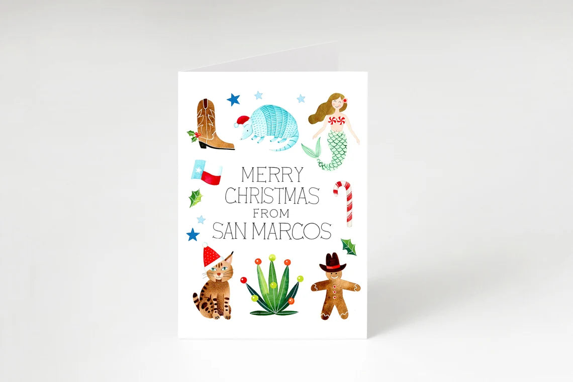 Merry Christmas From San Marcos Card