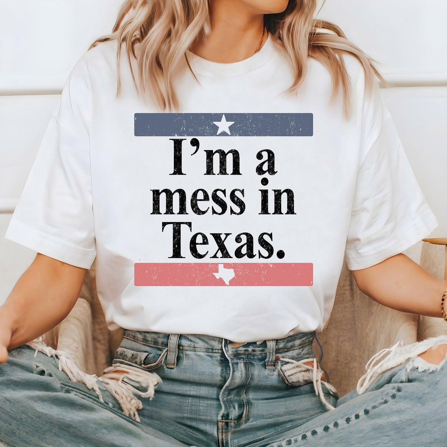 I'm a Mess in Texas Graphic Tee