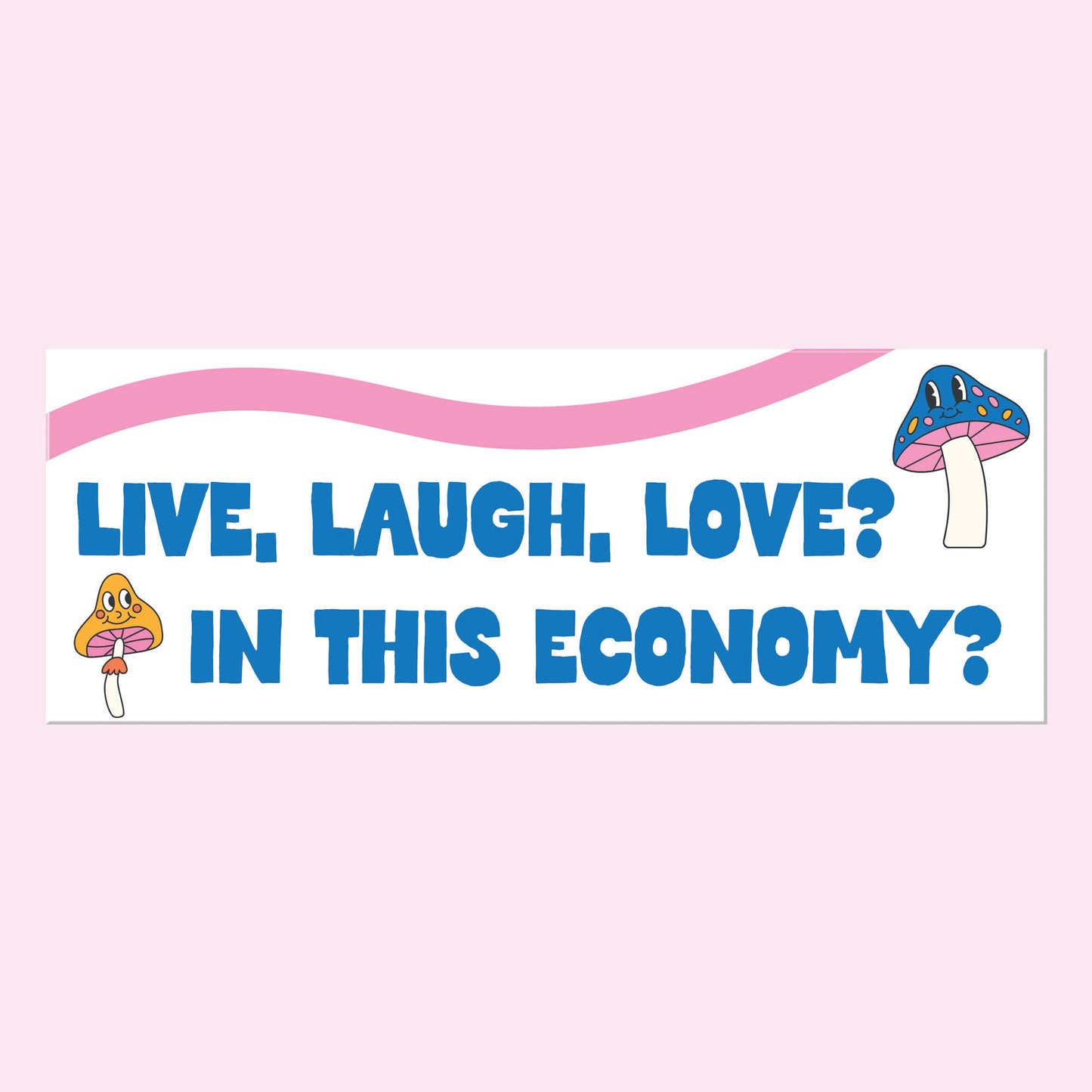 Live Laugh Love Bumper Sticker