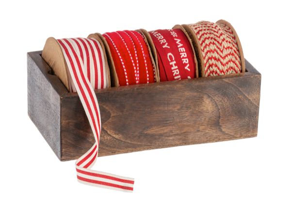 Red Ribbon Spool Set