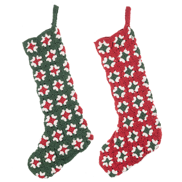 Granny Square Stocking