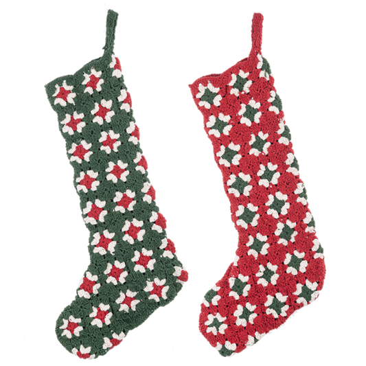 Granny Square Stocking