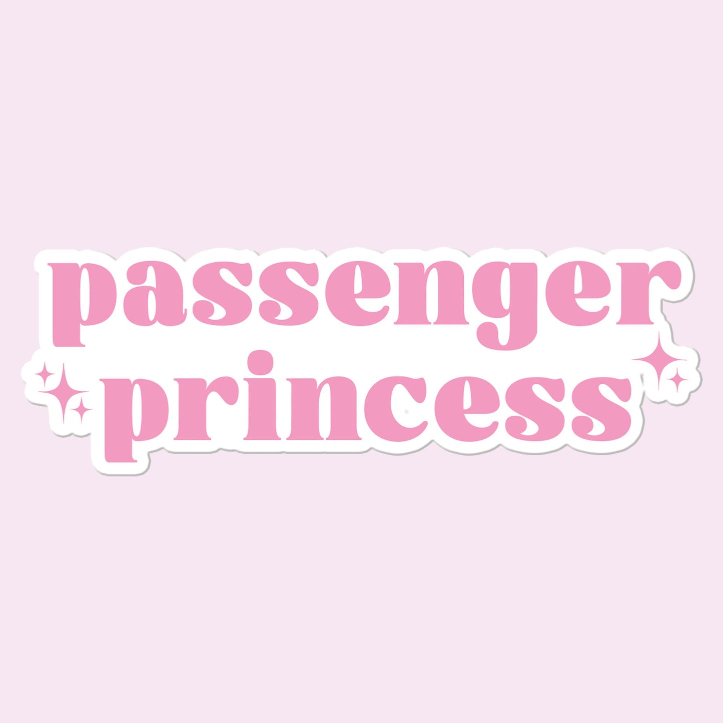 Passenger Princess Sticker Decal