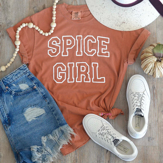 pumpkin SPICE GIRL Comfort Colors tee