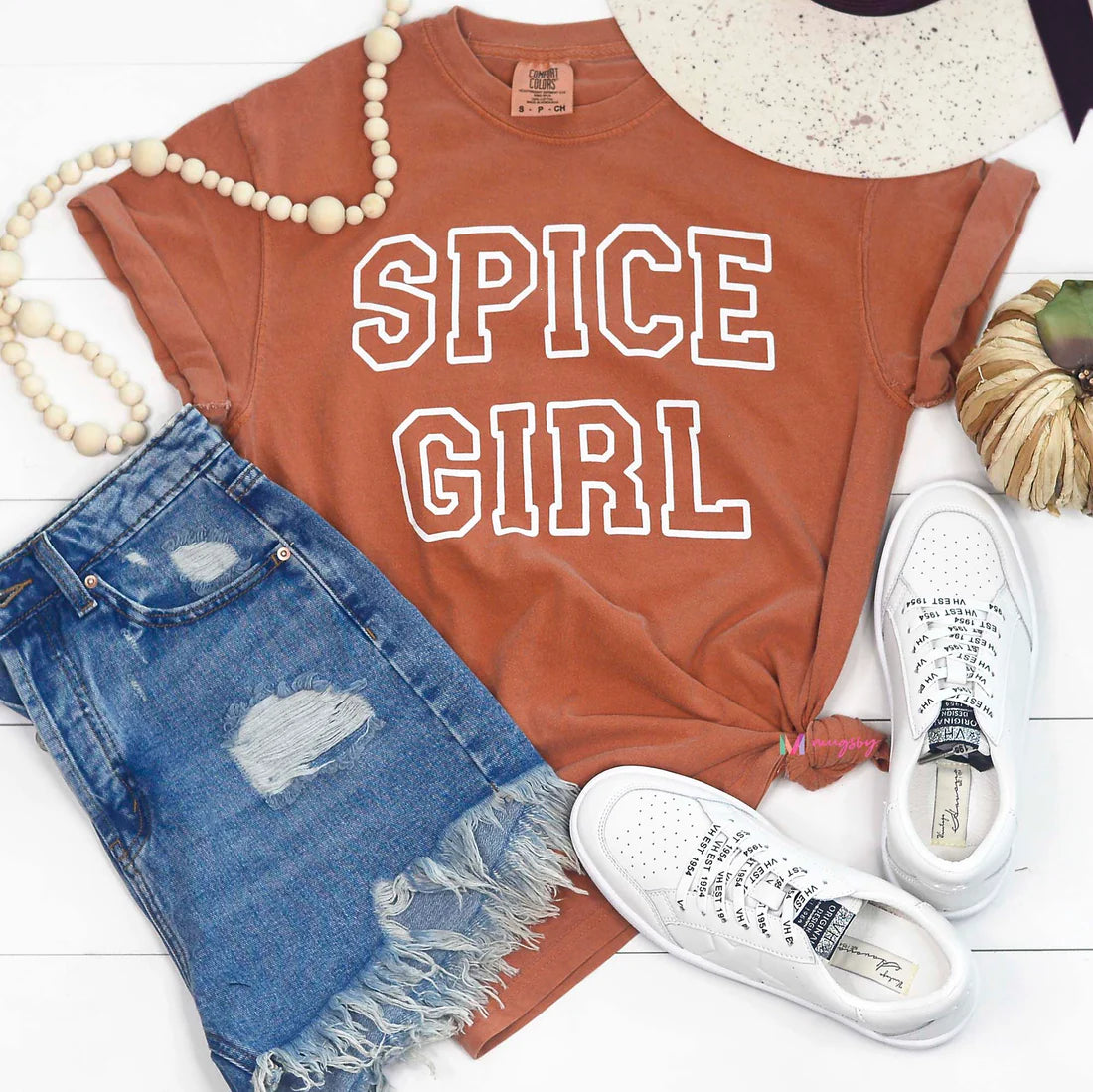 pumpkin SPICE GIRL Comfort Colors tee