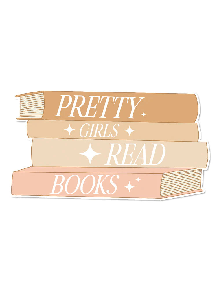 Pretty Girls Read Sticker Decal