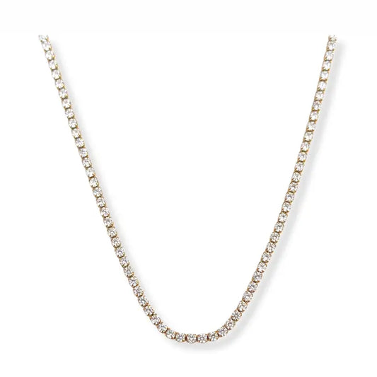 Tennis Necklace 2mm- Waterproof
