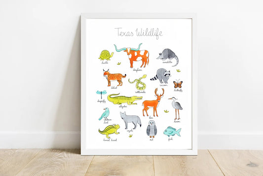 Texas Wildlife Print