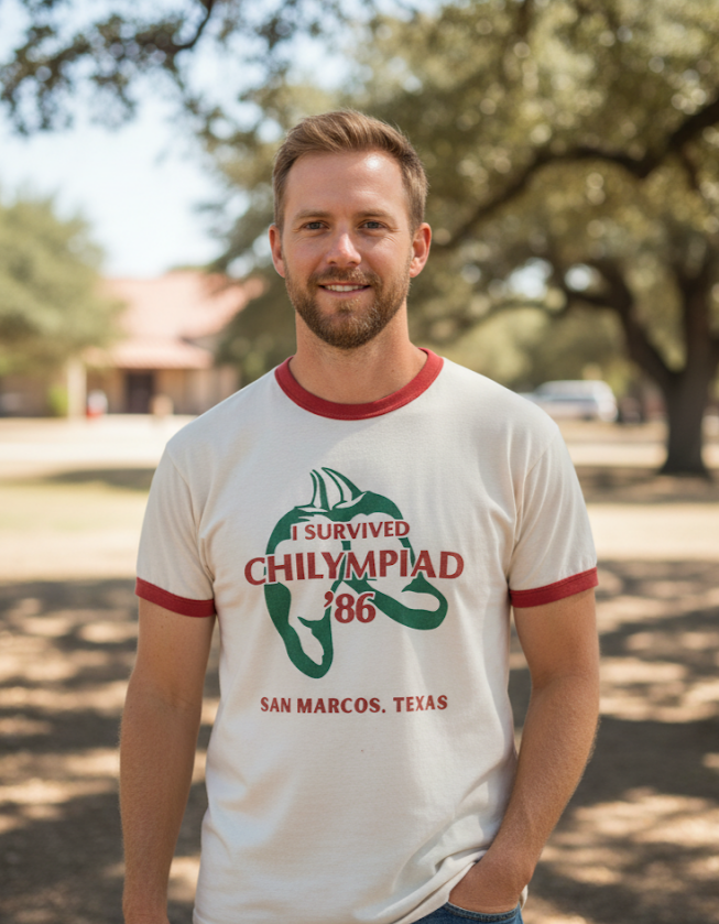 Chilympiad '86 Survivor Tee
